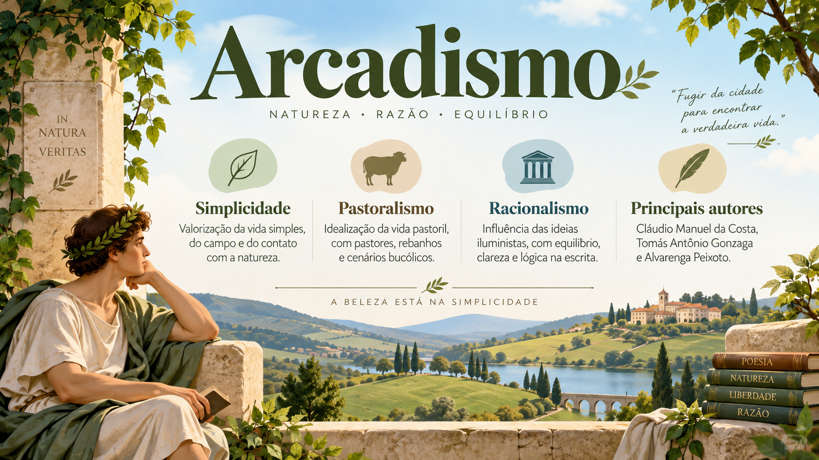 Slide de Literatura: Arcadismo